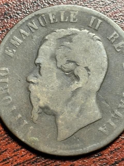 1867  Italy 10 Centesimi