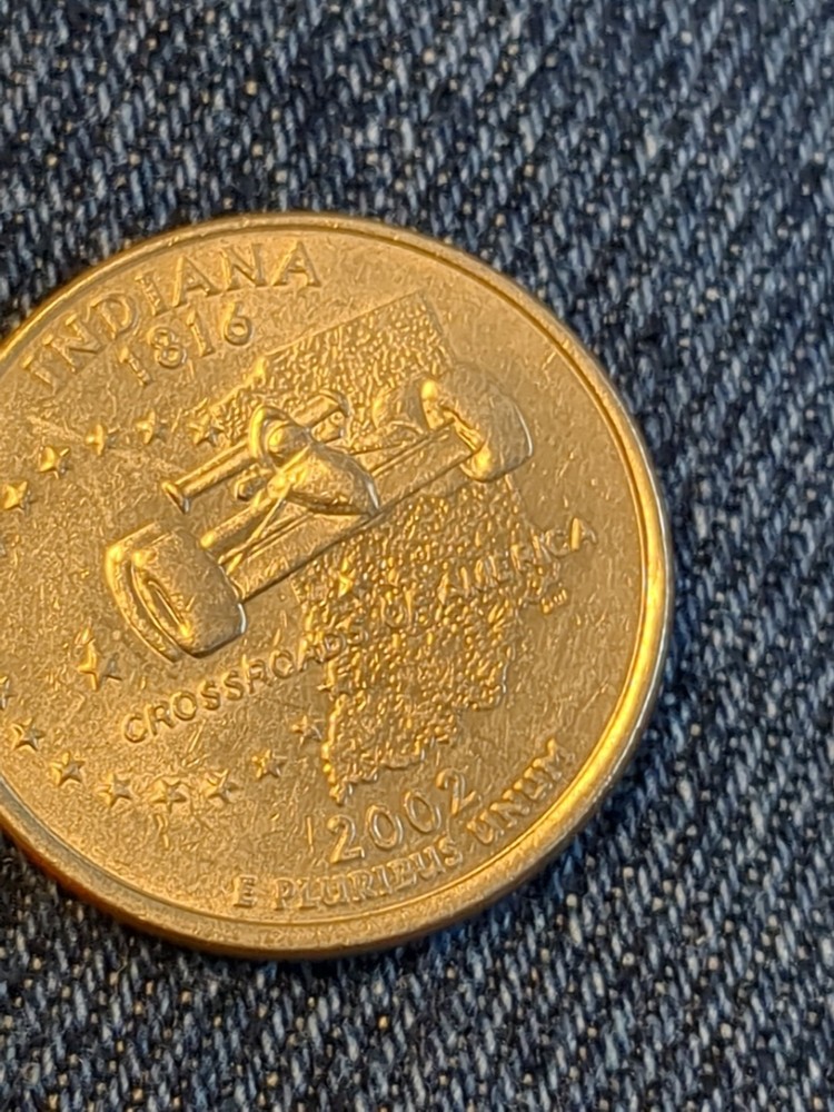 2002 P Indiana State Quarter #048