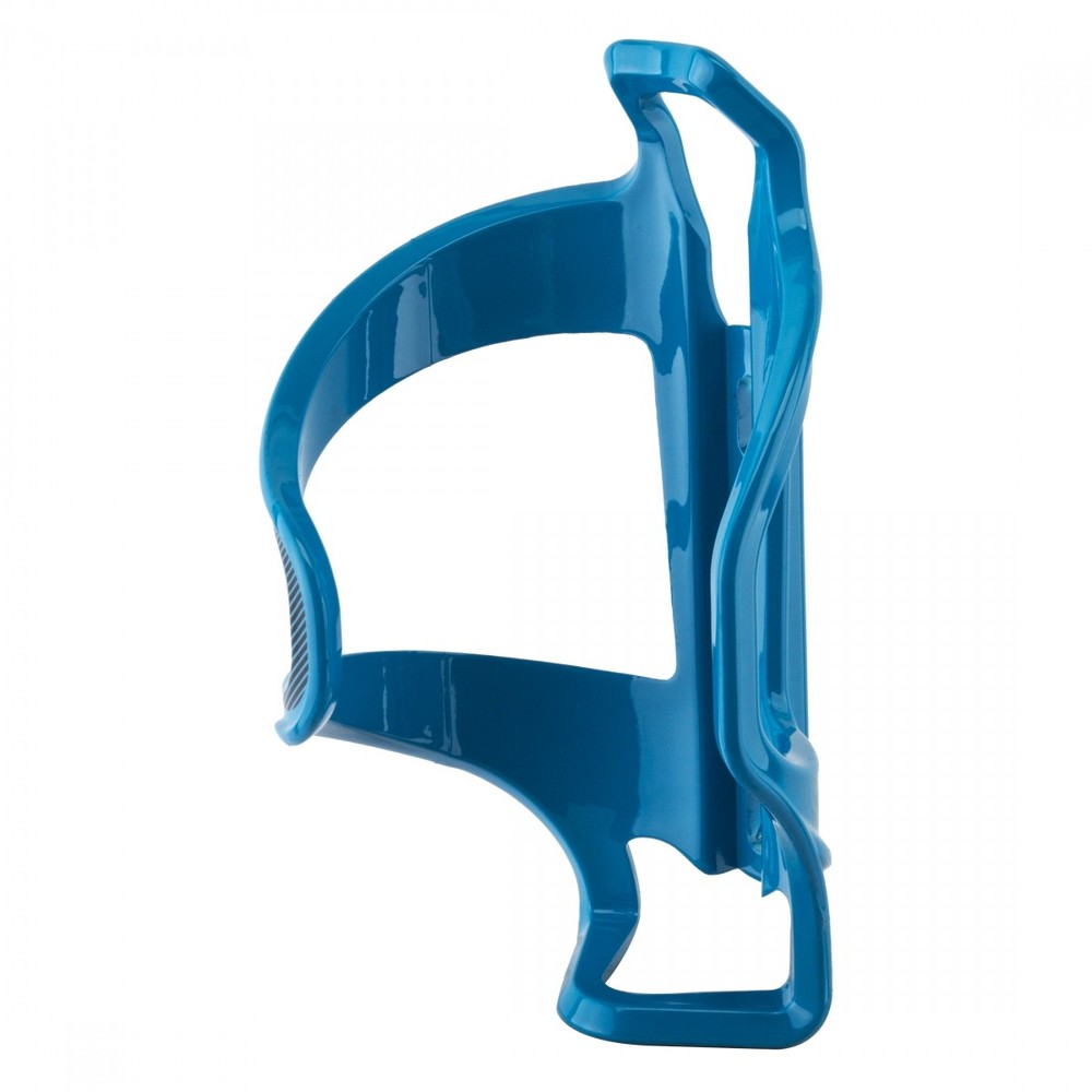 Lezyne Flow Side Load Composite Bottle Cage - Lightweight. Durable, Blue, Right