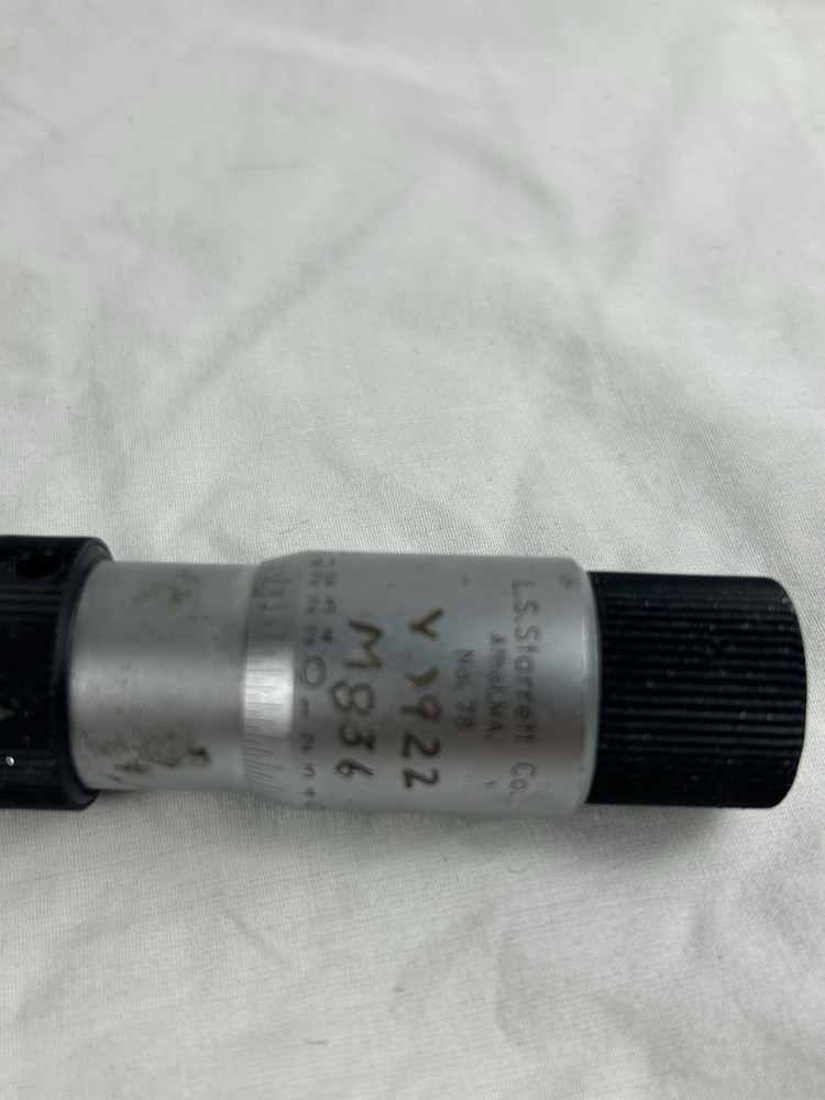 Starrett No. 78 Internal Micrometer / Bore Gage 3/4”-1” READ!