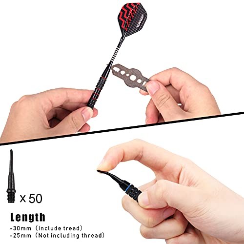 Darts Plastic Tip - Professional Soft Tip Darts Set for Electronic Tungsten