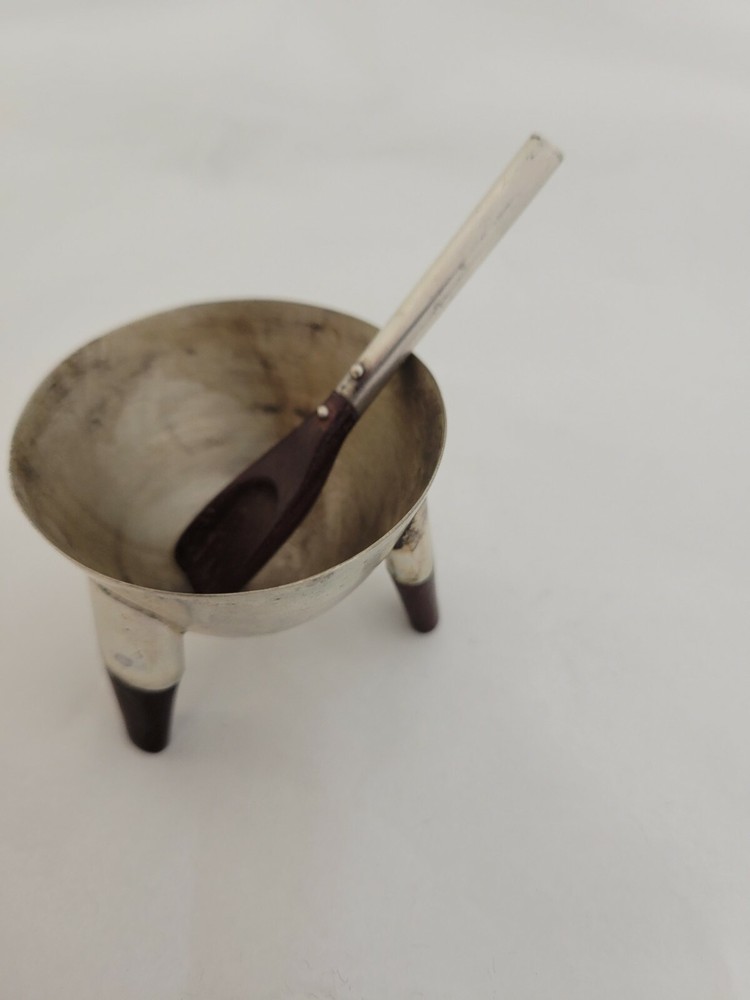 SPRATLING MEXICO STERLING SILVER DISH AND SPOON