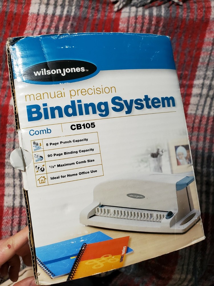 Wilson Jones Manual Precision Binding System CB105 New Open Box