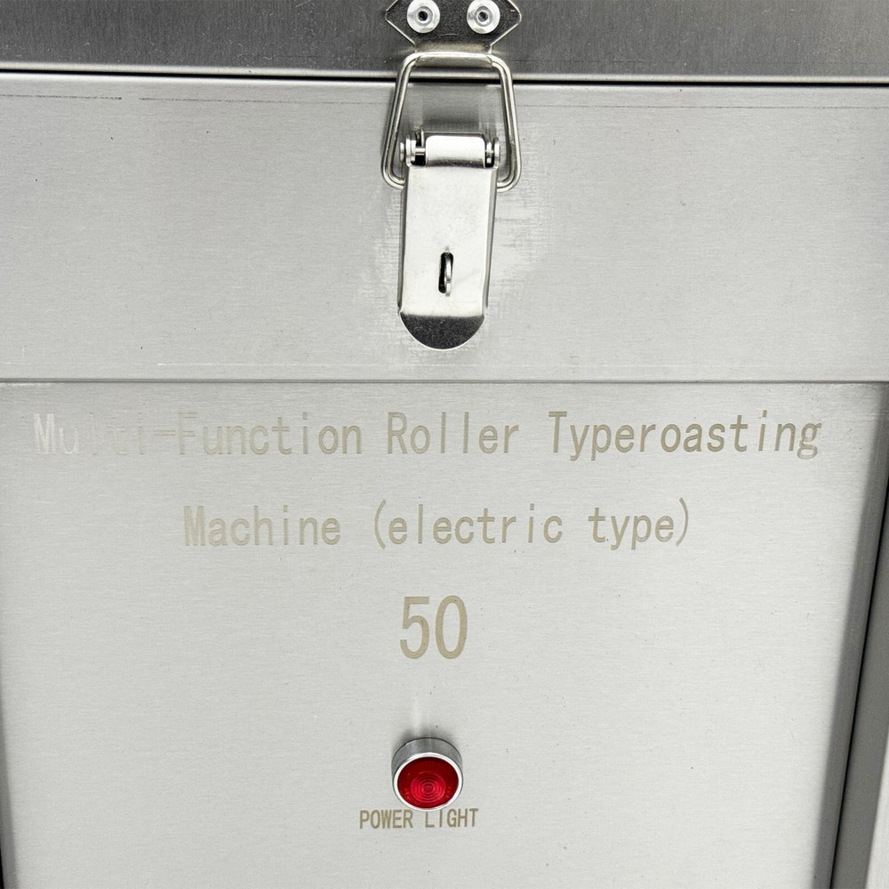 55 Lbs Automatic Heating Roasting Machine Drum Roaster for Nuts Coffee Bean 220V