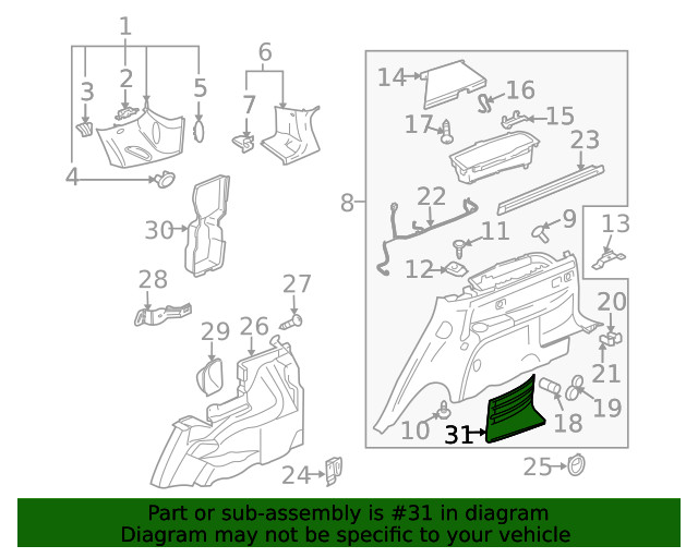 Genuine GM Speaker Grille 89026111