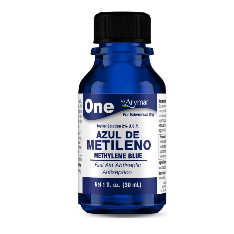 First Aid, Arymar Azul de Metileno – Topical Solution for External Use, 1 fl oz