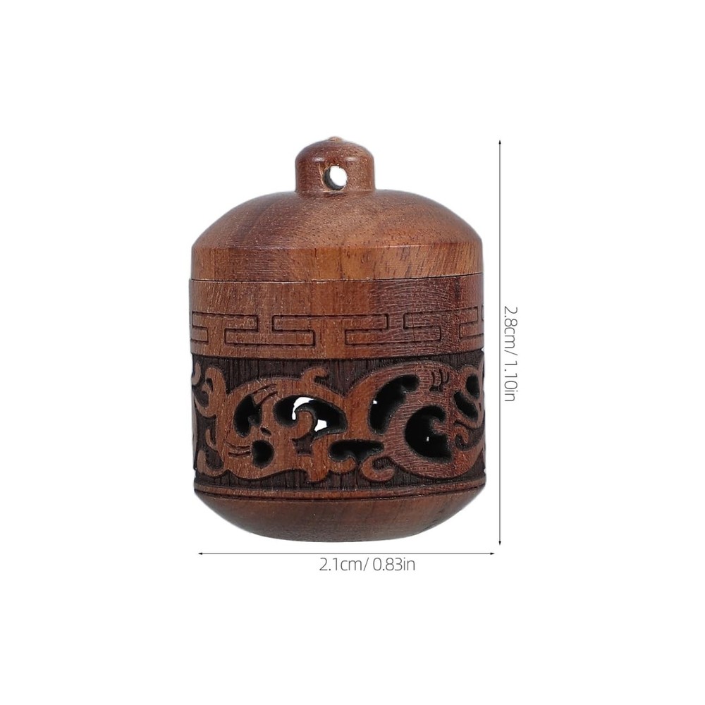 LALAFINA Hollow Lantern Shape Aromatherapy Pendant 2-Pack with Rotatable Open...