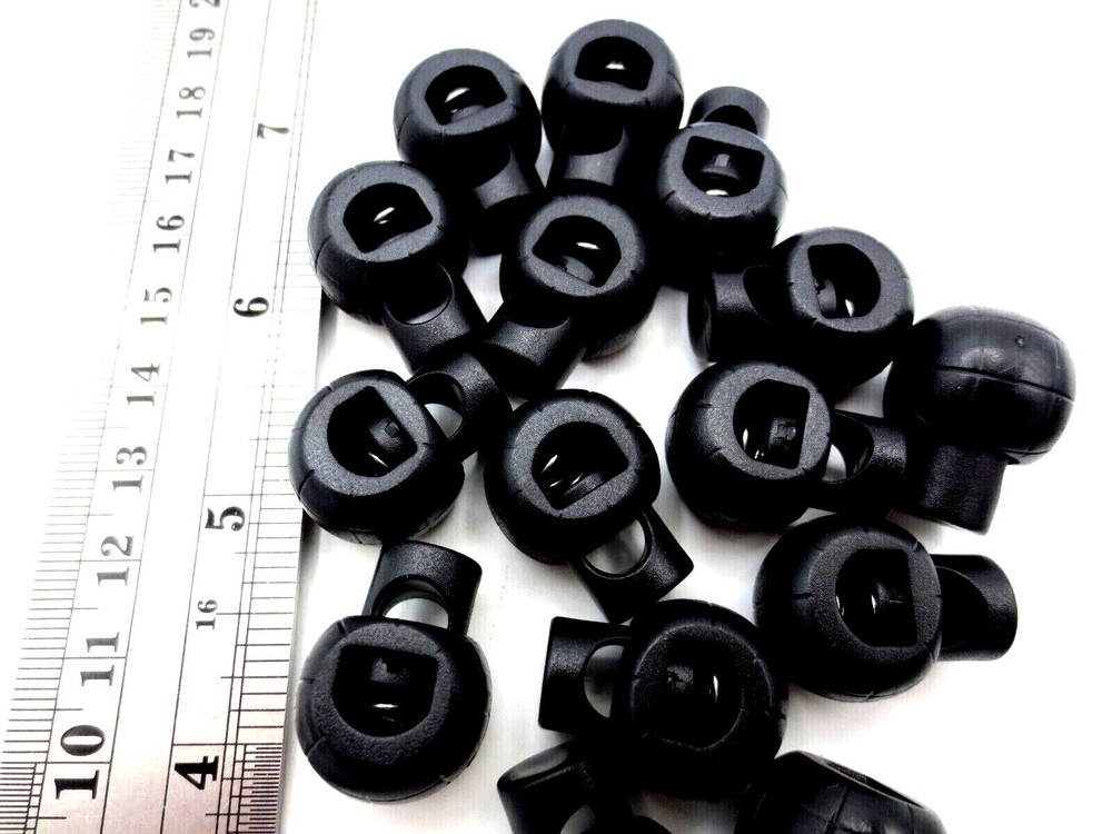 Swim Trunk Drawstring Slide Lock - Spring Loaded - Fits 5/16" 7.9mm Thick String