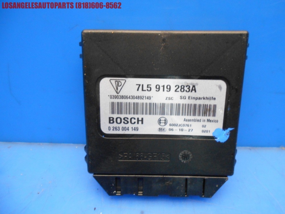 08-10 PORSCHE CAYENNE PARKING PARK ASSIST SENSOR MODULE UNIT COMPUTER 7L5919283