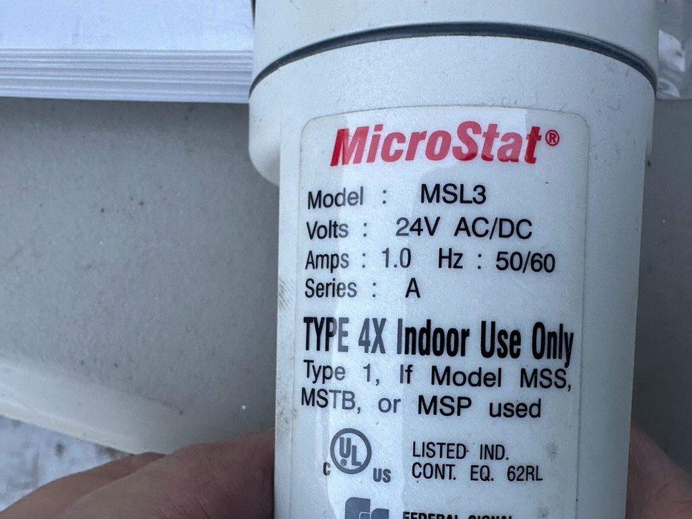 Federal Signal Corp MSL3-024 MicroStat