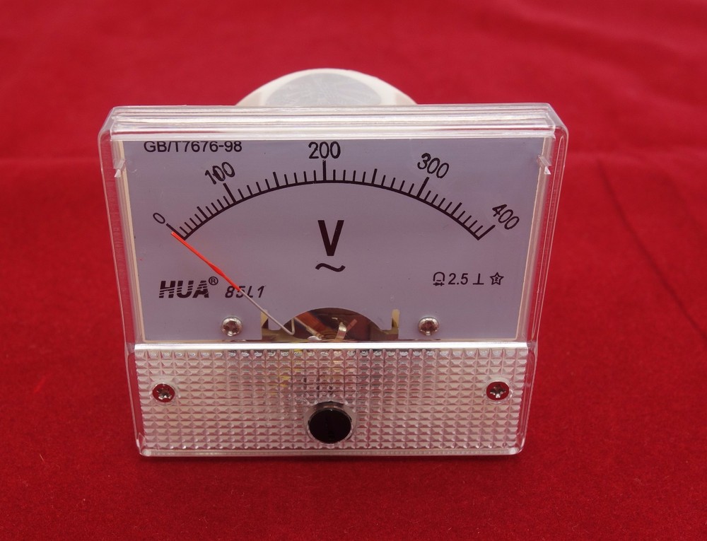 1 PC AC 0-400V Analog 85L1 Voltage Analogue Panel meter Directly connected
