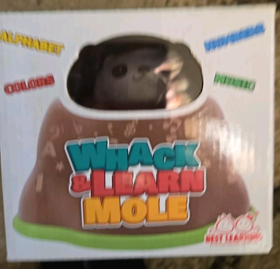 Whack and Learn Mole - Educational Interactive Light-Up Toy for Infants Babie...