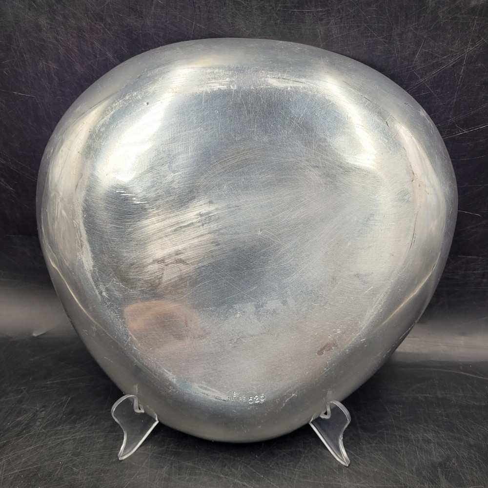 Nambé 525 Alloy Modern Triangular MCM Plate 10" Made In USA