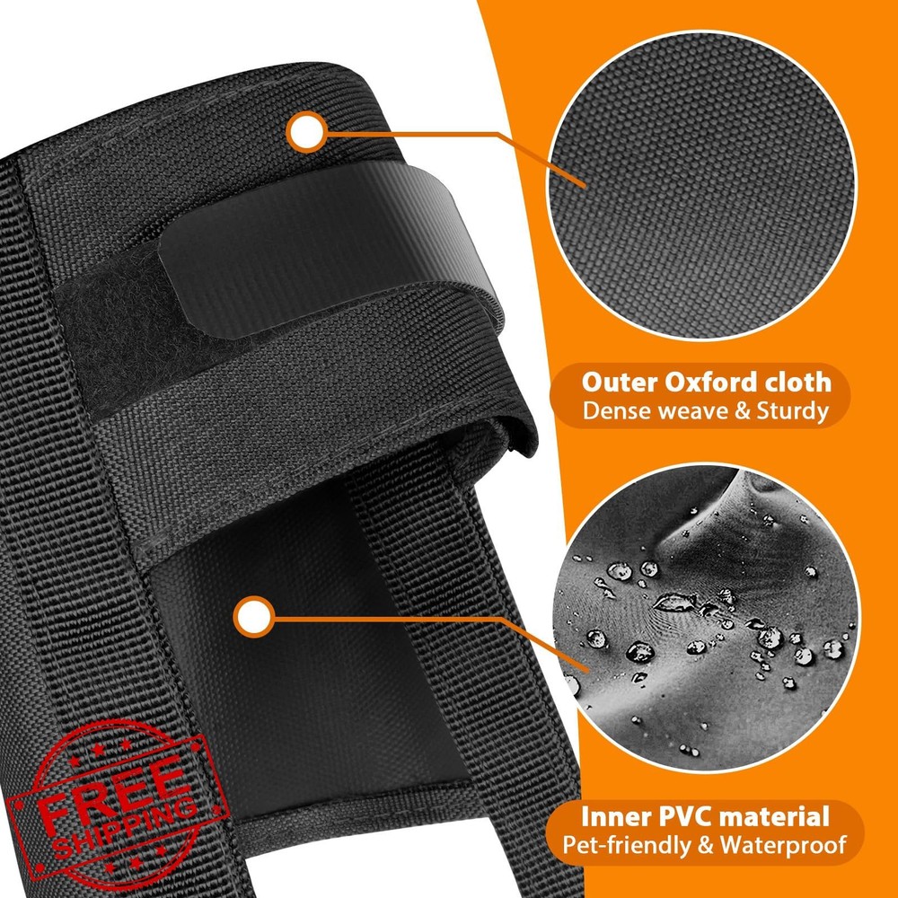 Mayerzon Dog Muzzle Black M Soft Sturdy Large Medium Small Dogs