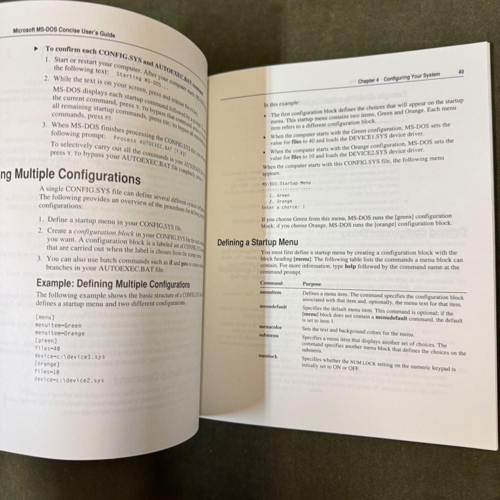 Microsoft MS DOS 6.22 Operating System Upgrade User Guide Book