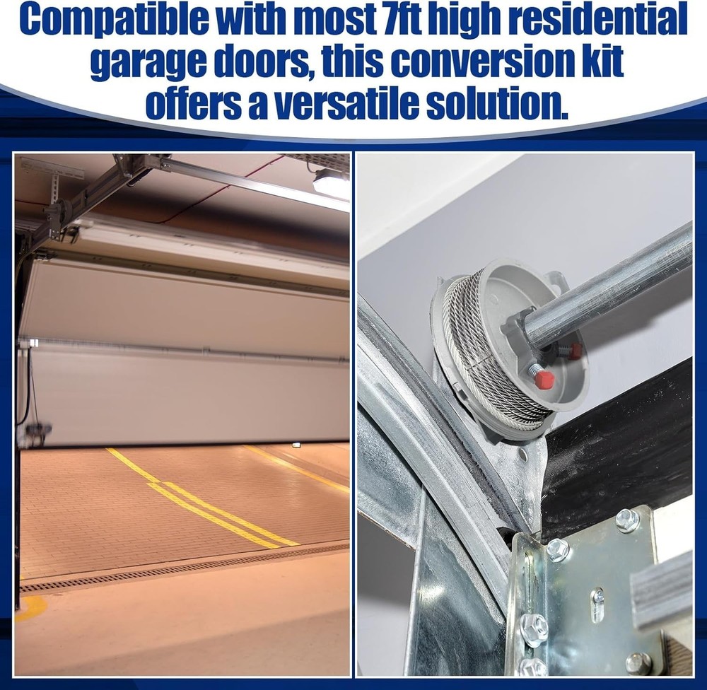 Durable Garage Door Torsion Spring Kit with Rust-Proof Components for Longevity
