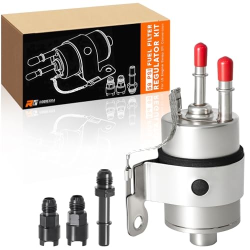 58 PSI Fuel Filter Regulator Kit for LS Engine Swap EFI Conversion,Compatible