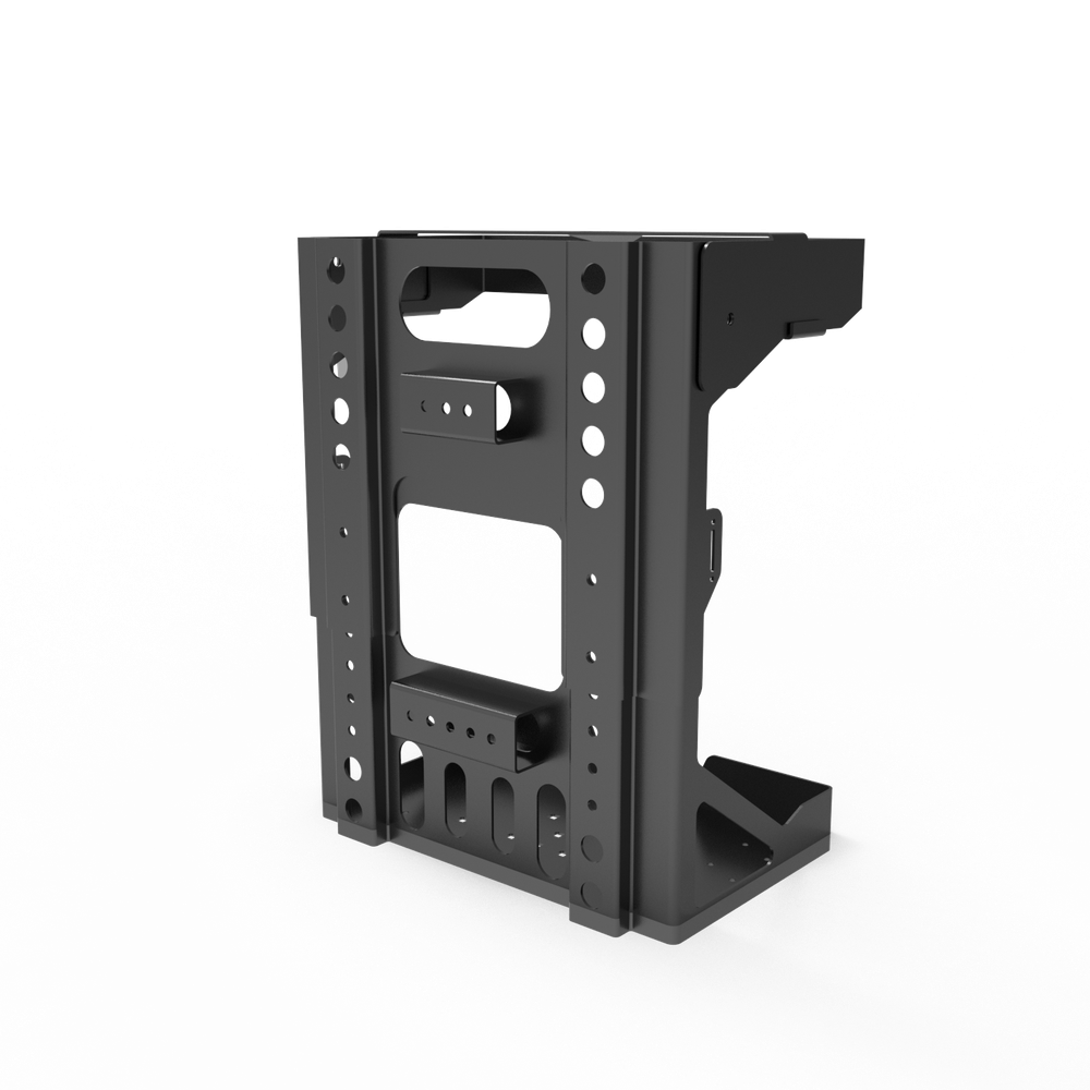 Adjustable Backpack Blower Sprayer Rack for Open & Enclosed Landscape Trailer