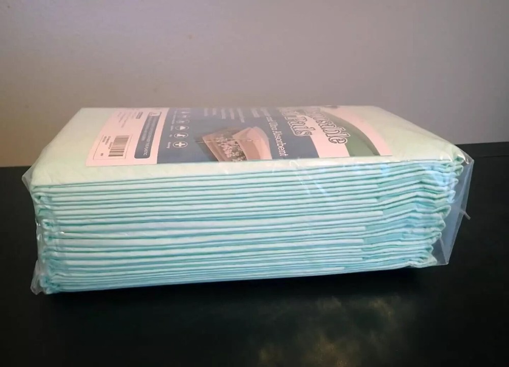 Bed Pads with Adhesive Strips 30" X 36 Disposable Underpads Extra Large