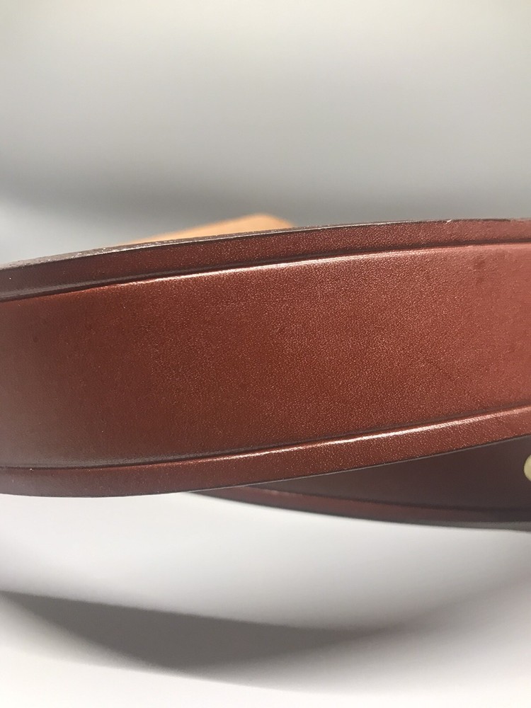 Cabelas Walnut Garrison Belt Size 50