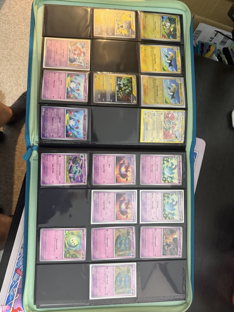 Temporal Forces Part-Complete Base Set Reverse Holos, EXS in VaultX Binder