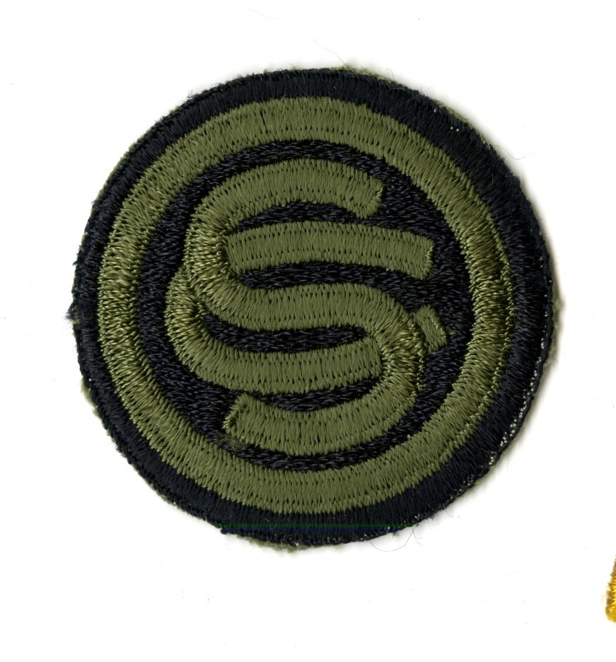 Officer Candidate School White Back Patch WWII Original OCS