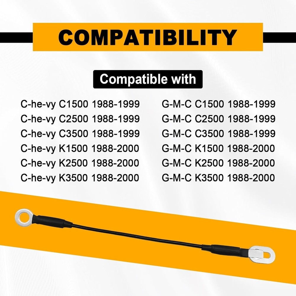2 Pcs Tailgate Cable Tailgate Lift Support, Compatible with Tailgate Parts,
