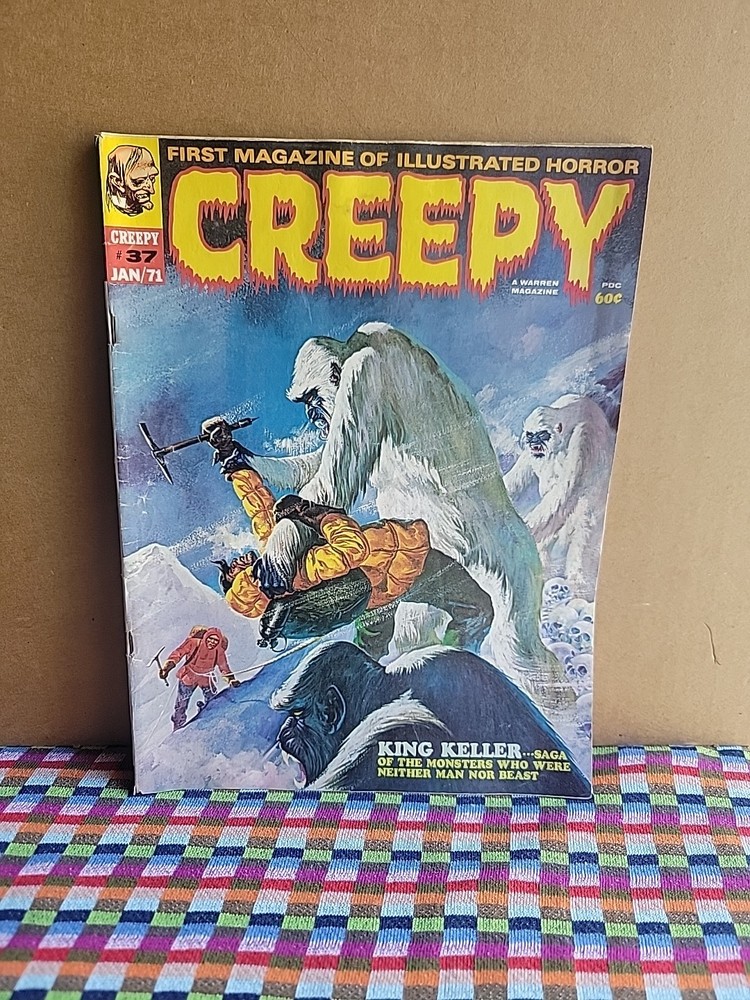 Creepy #37 Warren Publishing Magazine 1971 /