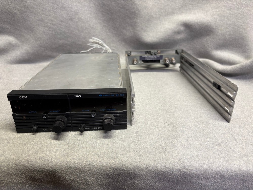 NARCO MK 12E NAV/COM includes tray