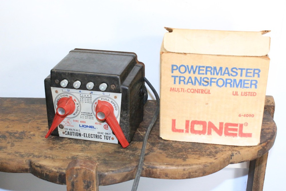 LIONEL #6-4090 POWERMASTER MULTI-CONTROL TRANSFORMER W/ BOX WORKS