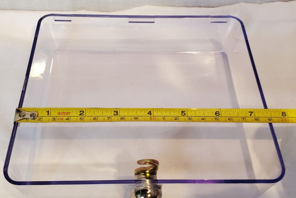 Clear Plastic Drawer Tray with Lock and Key
