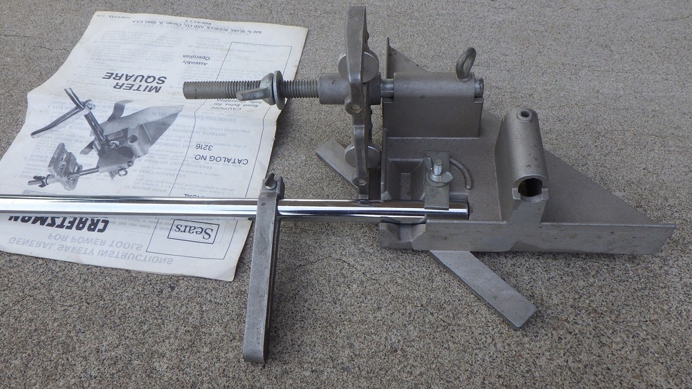 Sears Craftsman Miter Square #3216 for Table Saws