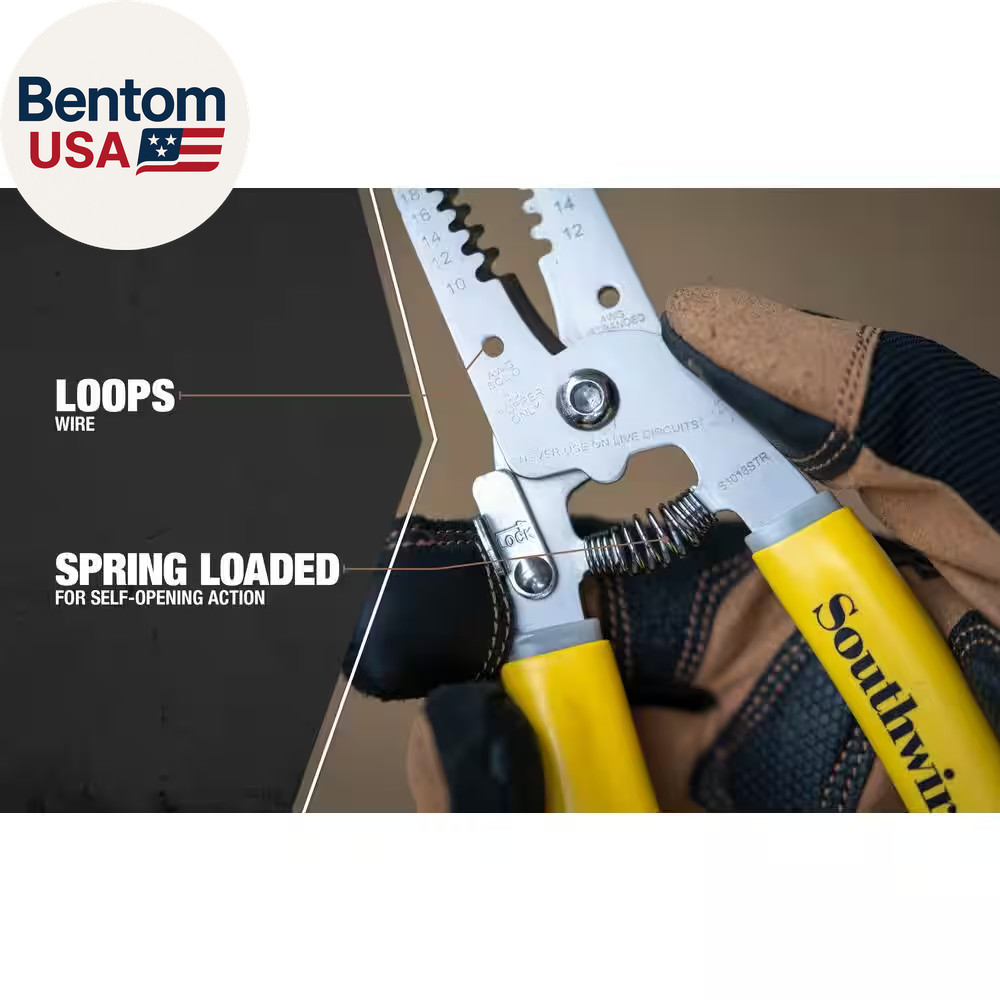 6 In. Compact Wire Stripper 10 AWG -18 AWG