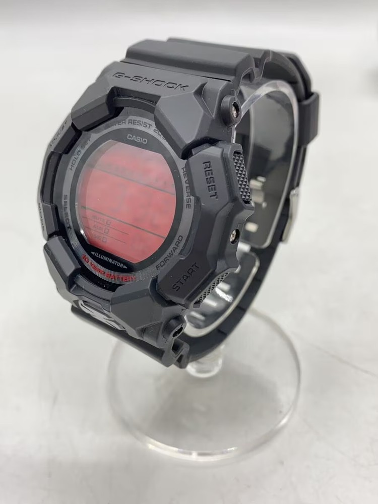 CASIO Quartz Watch Digital Rubber RED BLK GD 010BBR