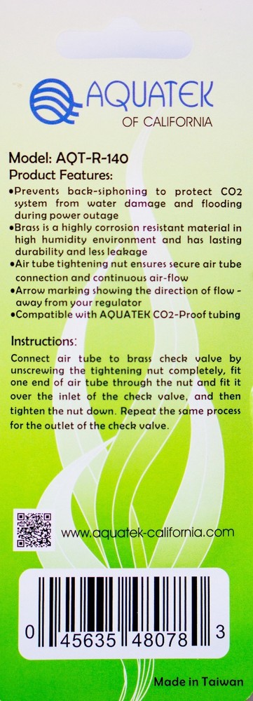 AQUATEK Premium Brass Check Valve