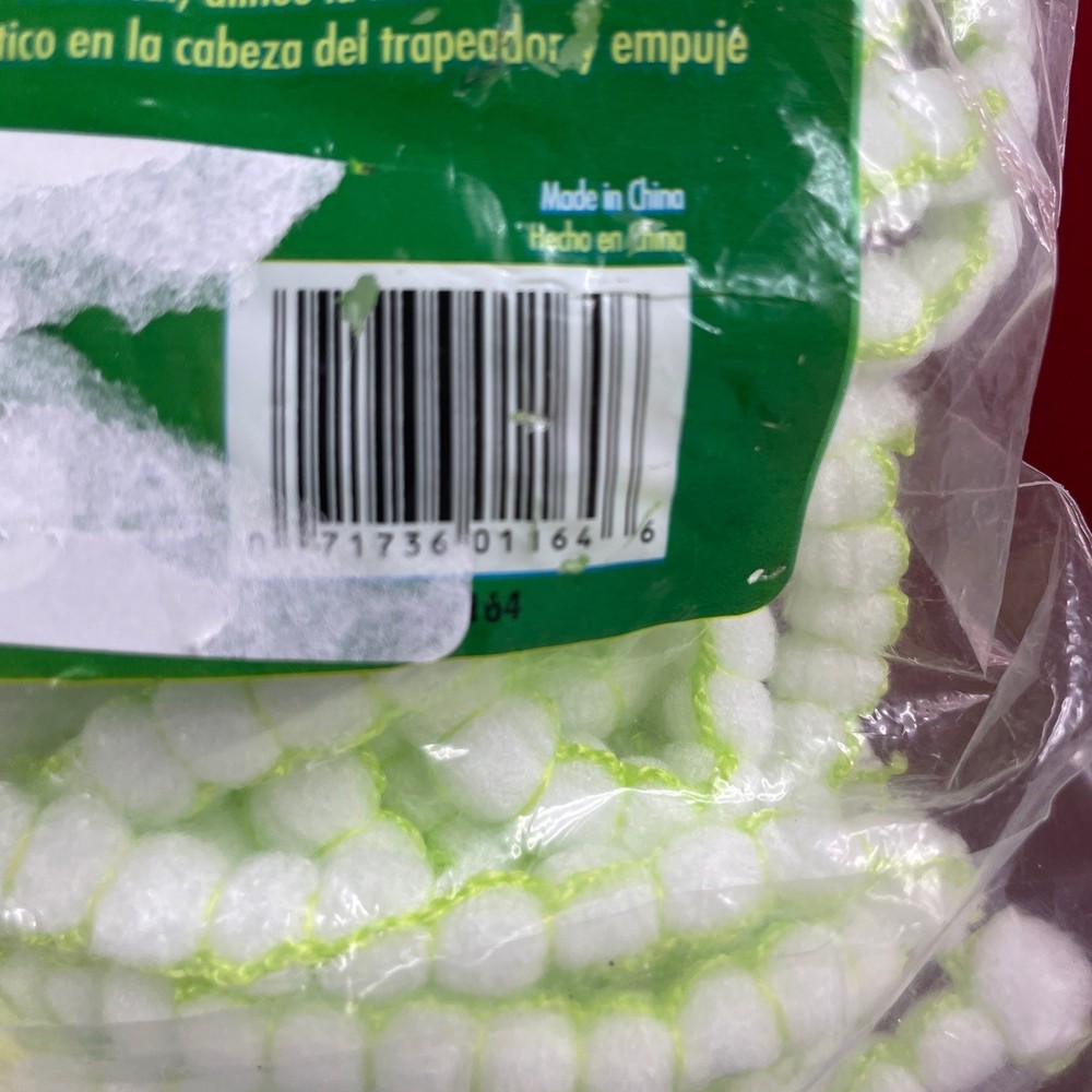 Libman Spin Mop Refill Deep Cleaning Microfiber Machine Washable White 1164