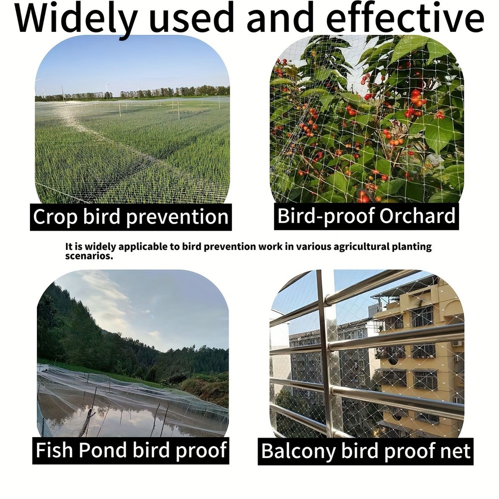 Fine Mesh Bird Net Balcony Cat Protection Pond Leaf Cover Net