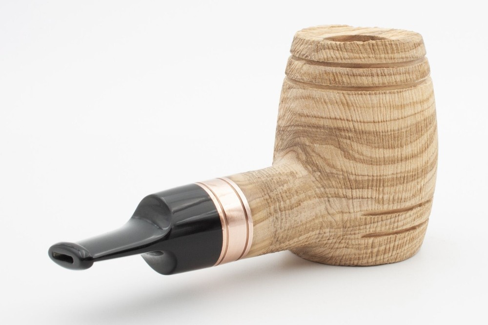 NEW! RATTRAY'S DEVIL'S CUT OLIVE WOOD 9MM PIPE incl. Adapter / BRUSHED