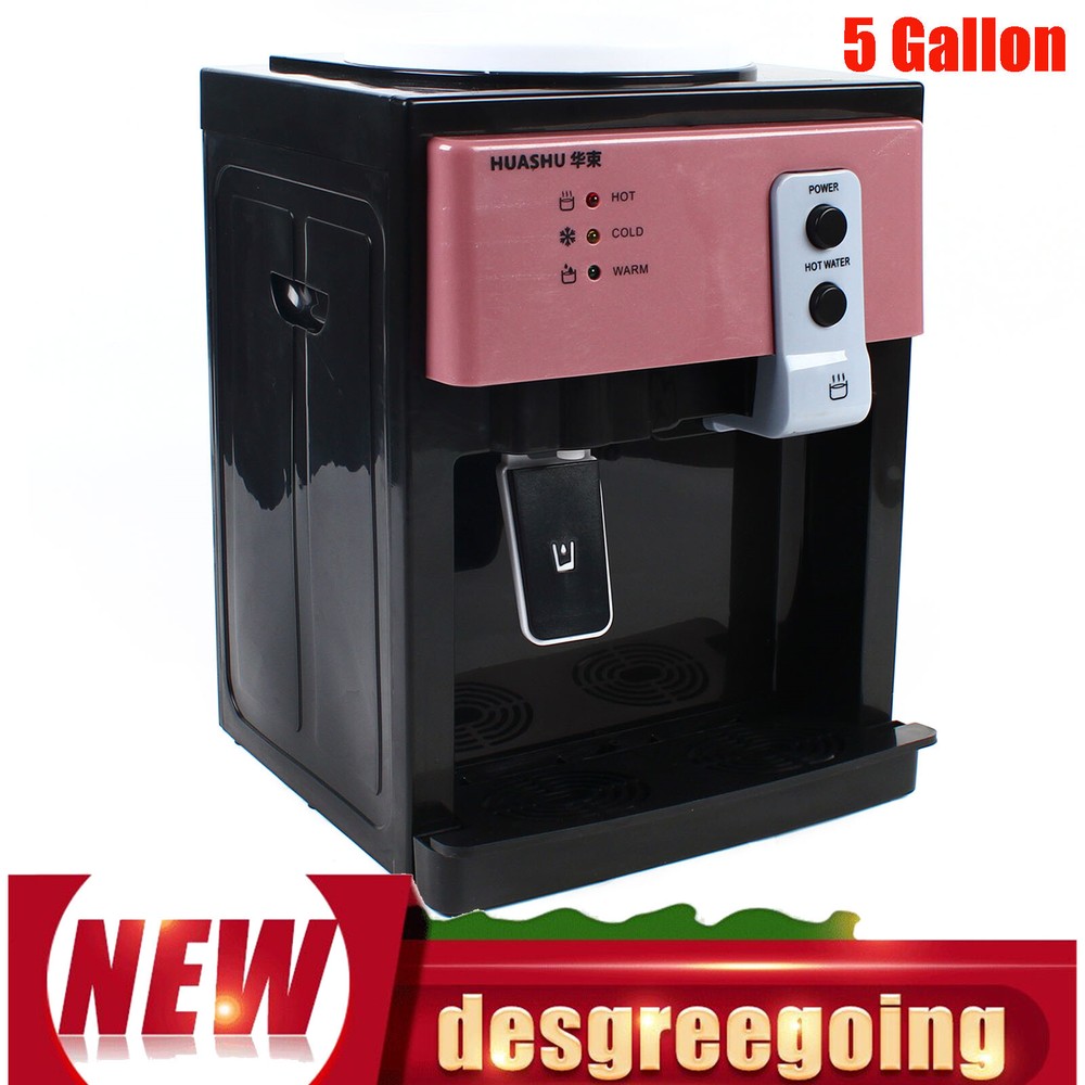 5 Gallon Desktop Electric Hot Cold Water Dispenser Drinking Machine Top Loading
