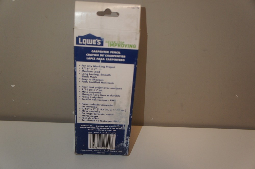 Lowes 20-Pack 7in Black Carpenter Pencils by Dixon