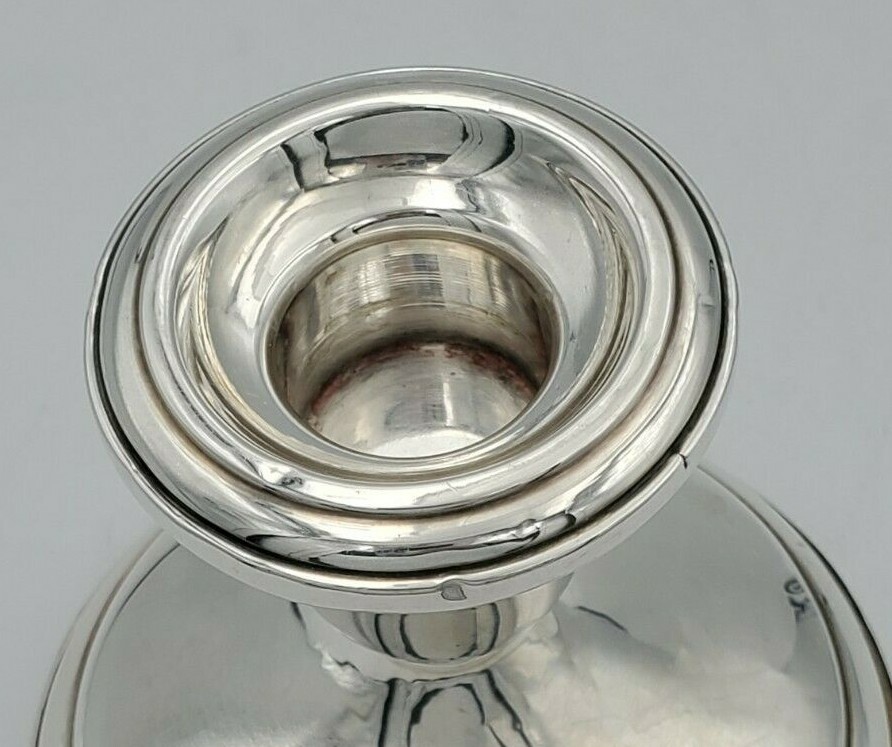 Sterling Silver Weighted Candlestick Holder 11451