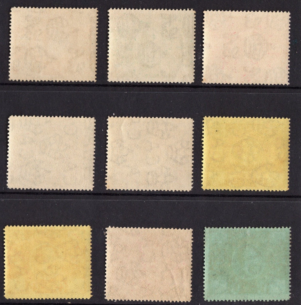 BERMUDA KGV 1920-21 Tercentenary complete set SG 59-67 UNMOUNTED MINT