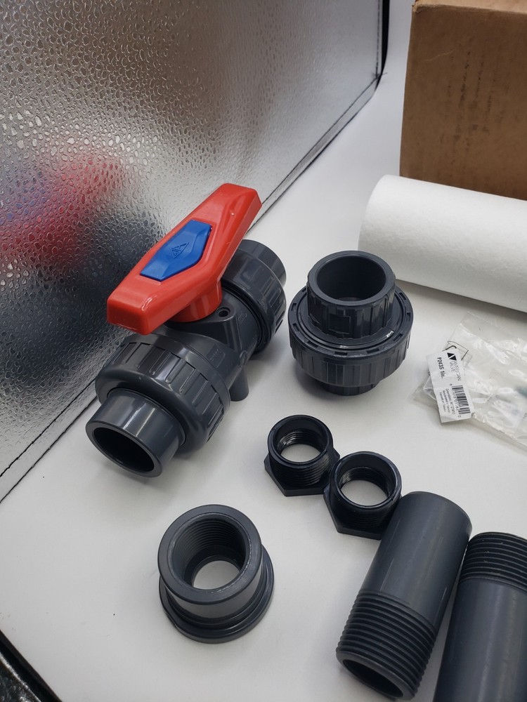 Aquasana Rhino Pro Whole House Water Filter System Installation Kit Blue