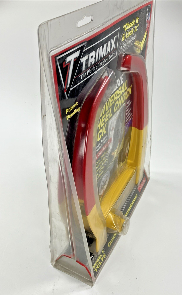 Trimax Wheel Chock Lock TCL75 Deluxe Universal Wheel Lock