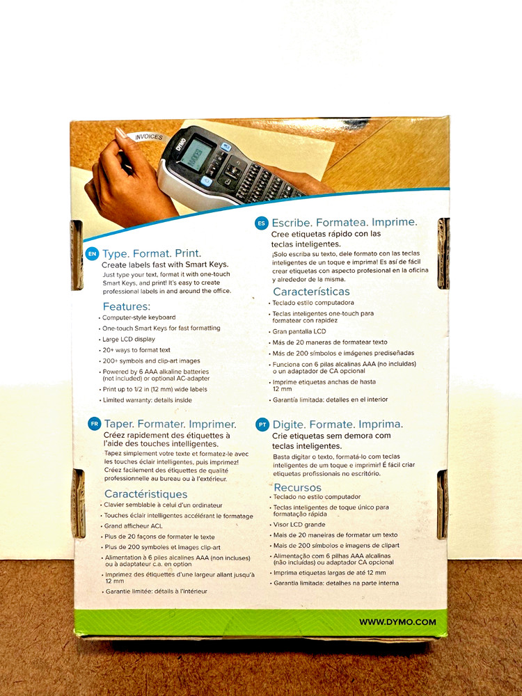 New DYMO LabelManager 160 D1 Label Maker Sealed Box