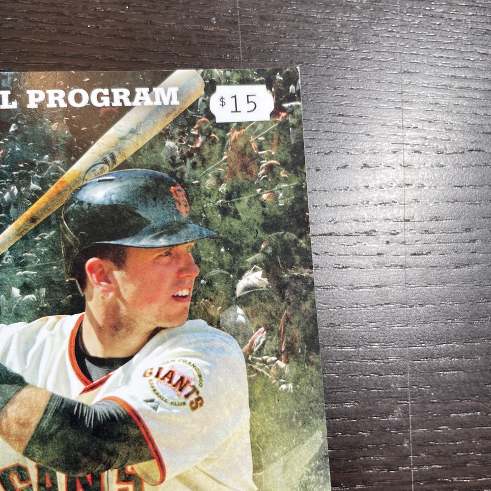 2012 World Series Program Buster Posey Cover