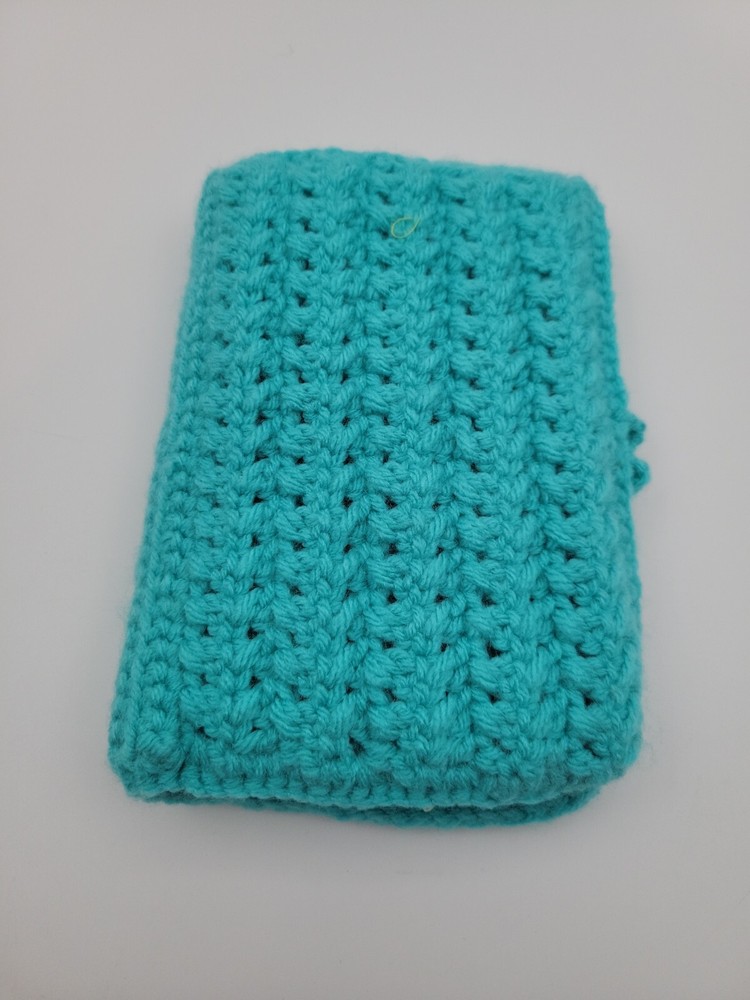 Case For Crochet Hooks CASE ONLY Handmade Soft Turquoise 10 Hook Capacity