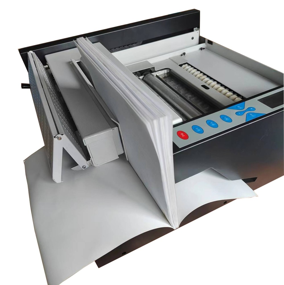 Automatic Glue Book Binding Machine Paper Book Glue Bindery Electric Upgrade110V