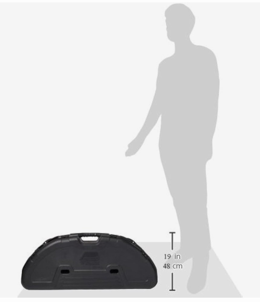 Protector Compact Bow Case Archery Storage Lockable Rugged Padded Protection