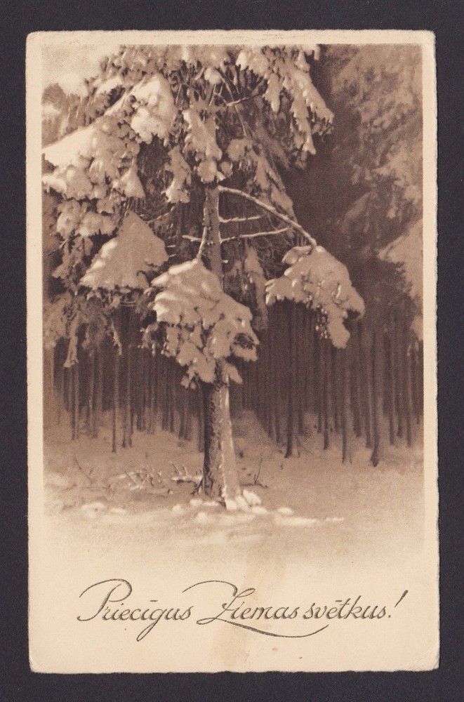 LATVIA 1933, Postcard to Ranka, Railway cancelation
